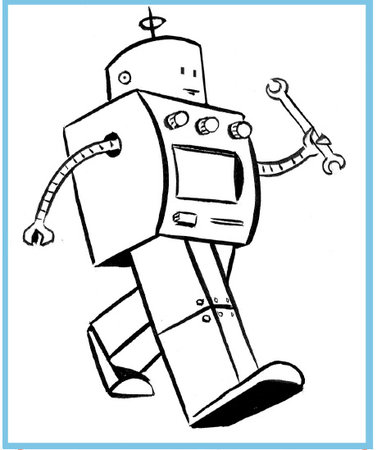 377x450 Art Thief Draw A Robot