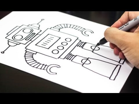 480x360 How To Draw A Robot