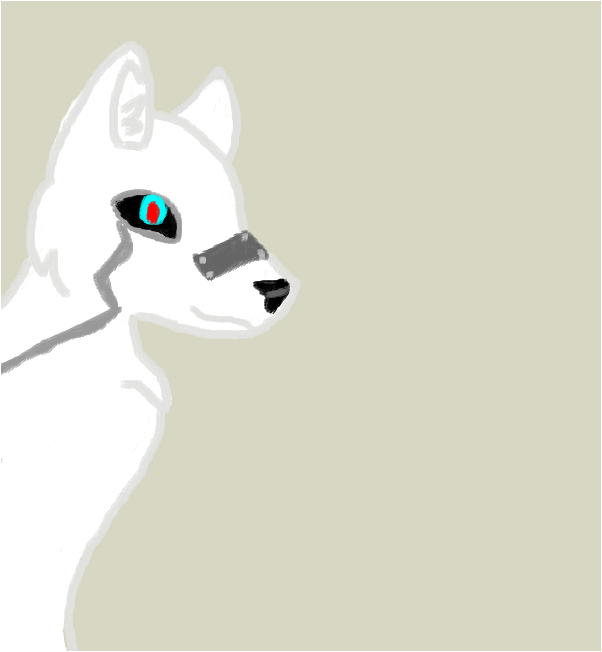 602x652 Half Robot Wolf