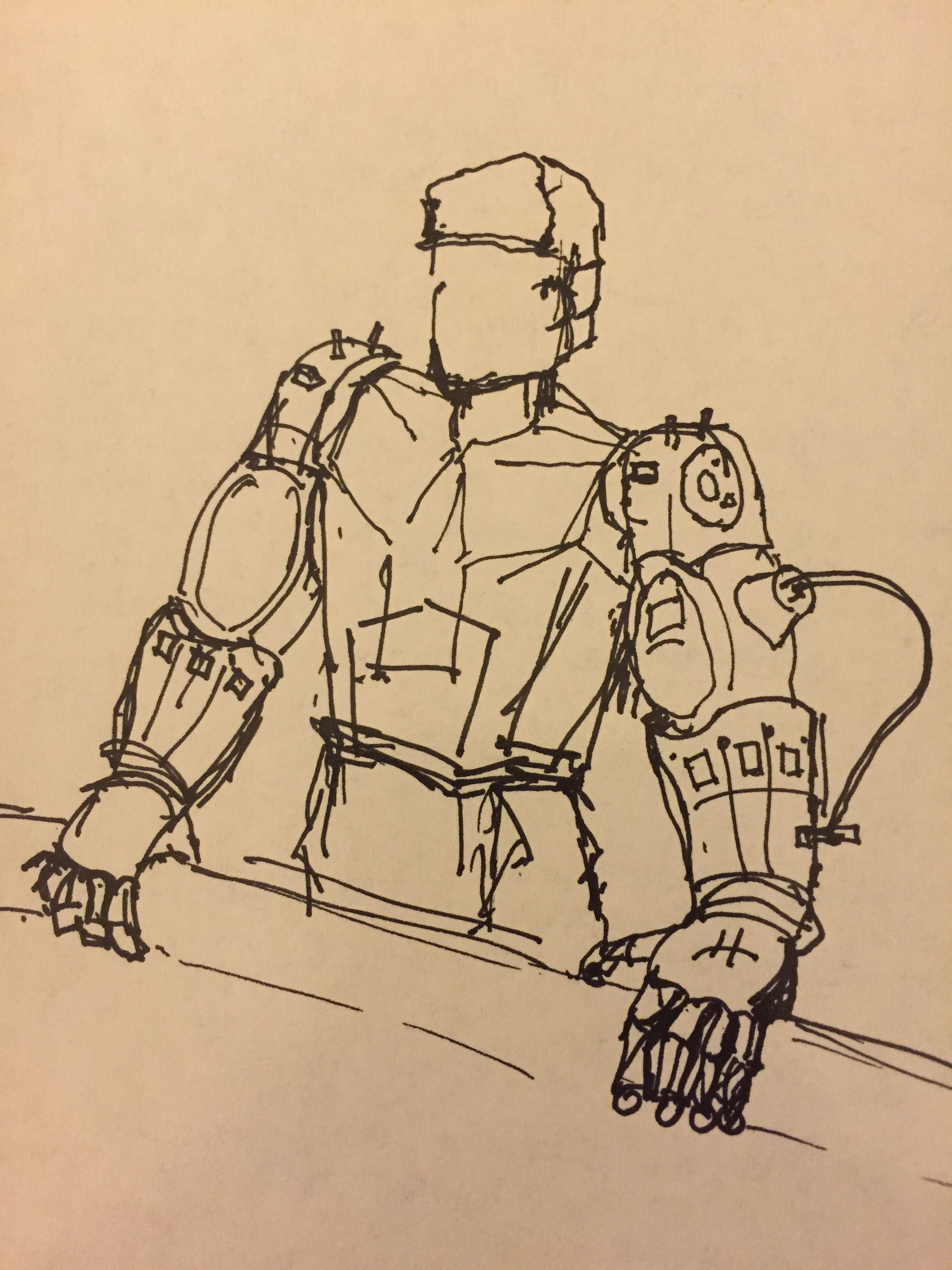 2448x3264 Robot John Workley Sketches Of Architecture And Fun Images