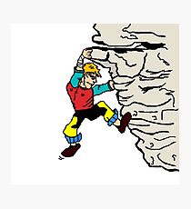 210x230 Rock Climber Drawing Wall Art Redbubble