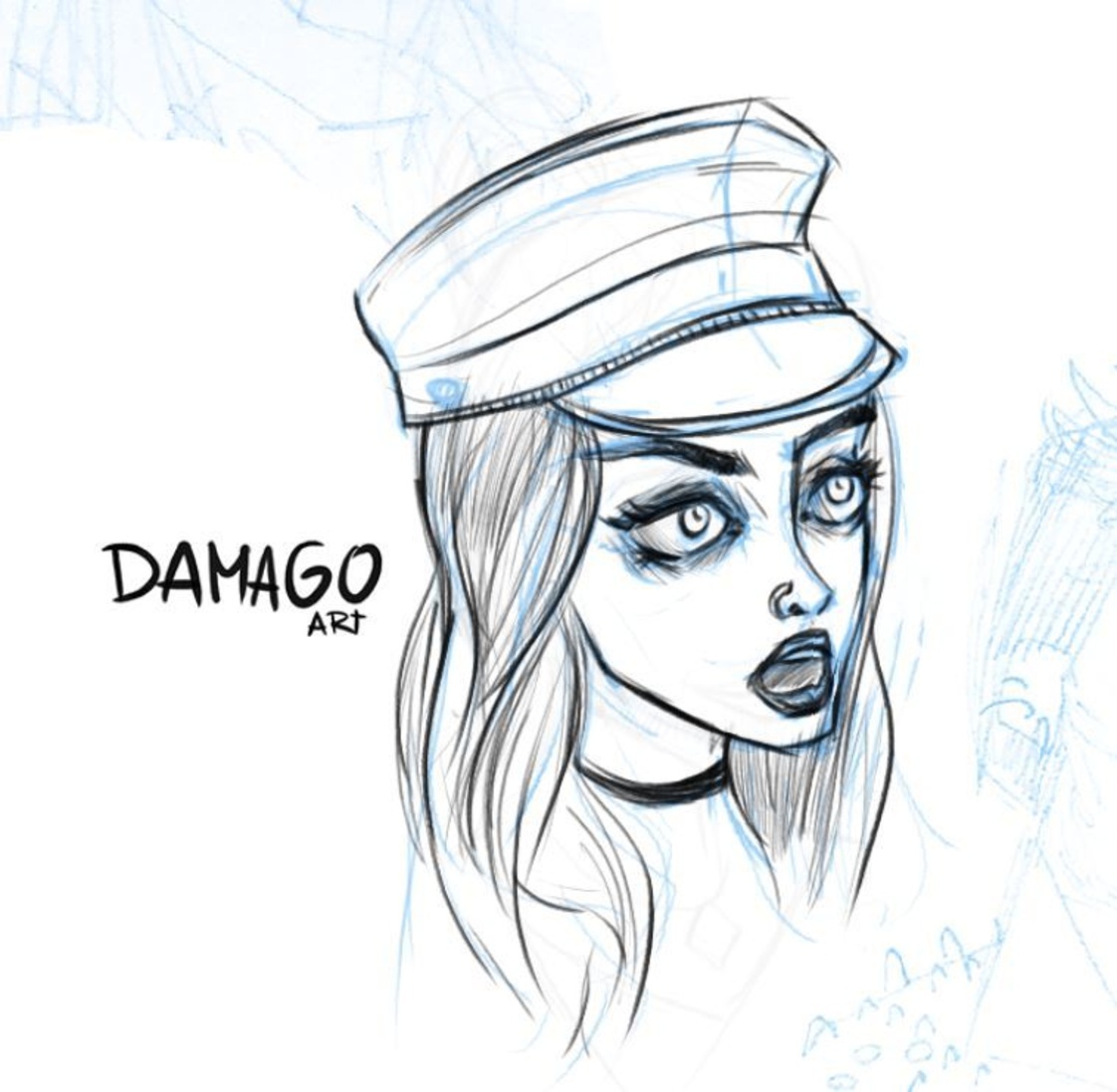 1122x1097 I Can'T Miss A Rocker Character With A Hat!