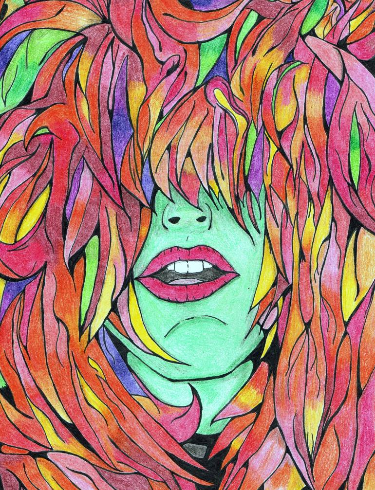 770x1007 Saatchi Art Rocker Drawing By Adam Ballard