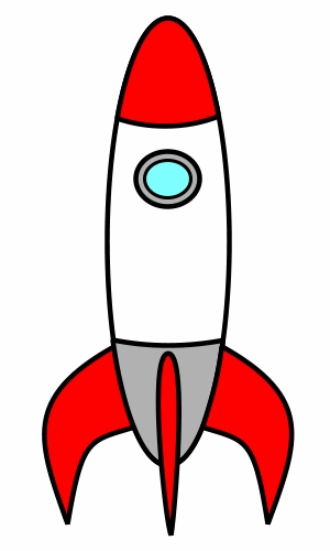 300x500 Drawing A Cartoon Rocket
