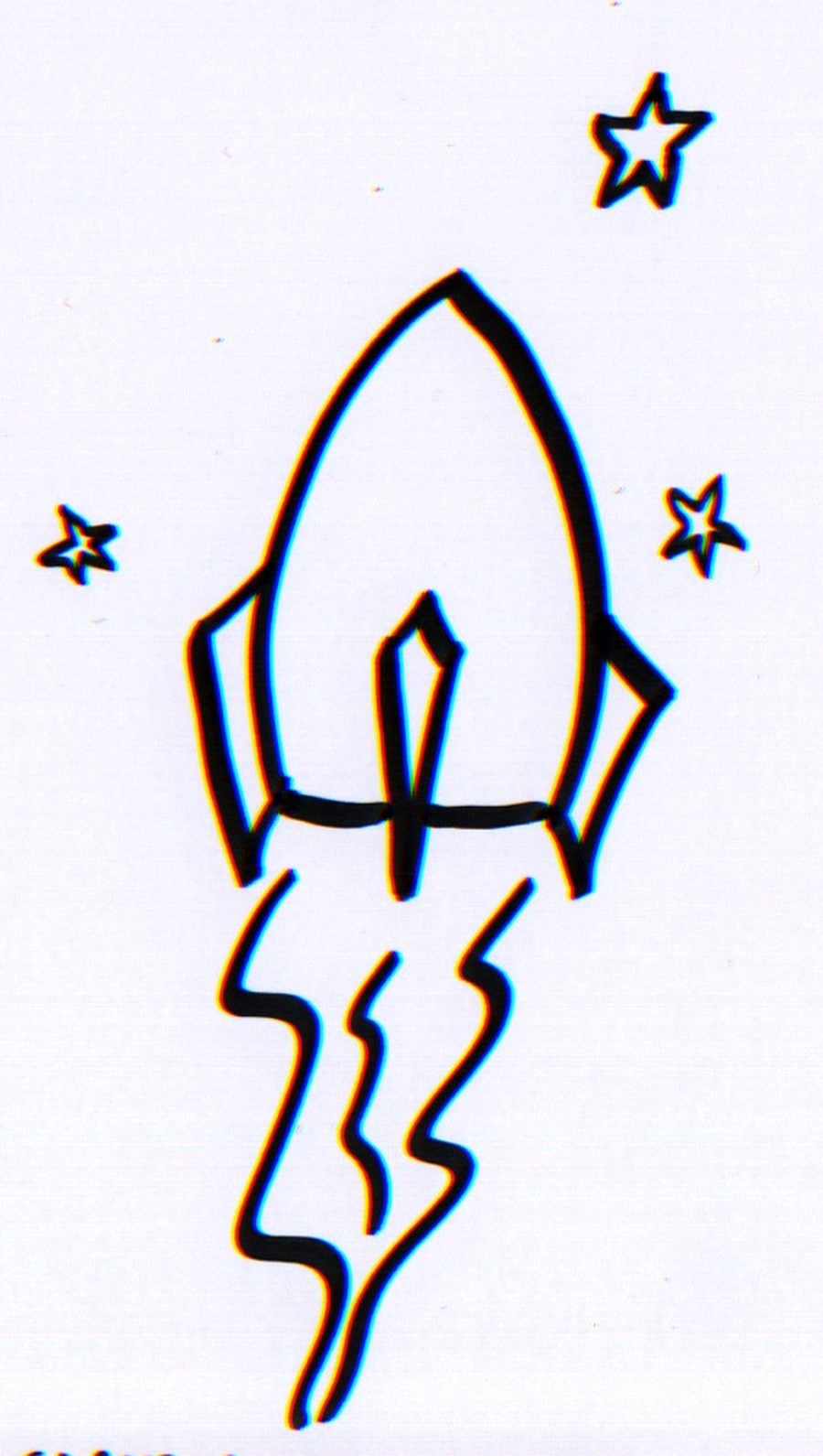 How To Draw A Cartoon Rocket Ship Step By Step - Goimages Coast