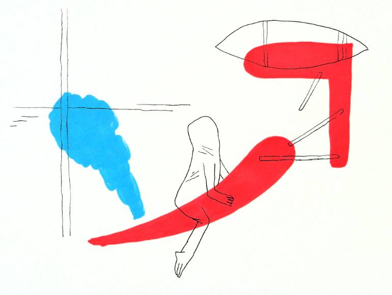 770x579 Saatchi Art Red Rocket Ride 160201 Drawing By Jay Moysey