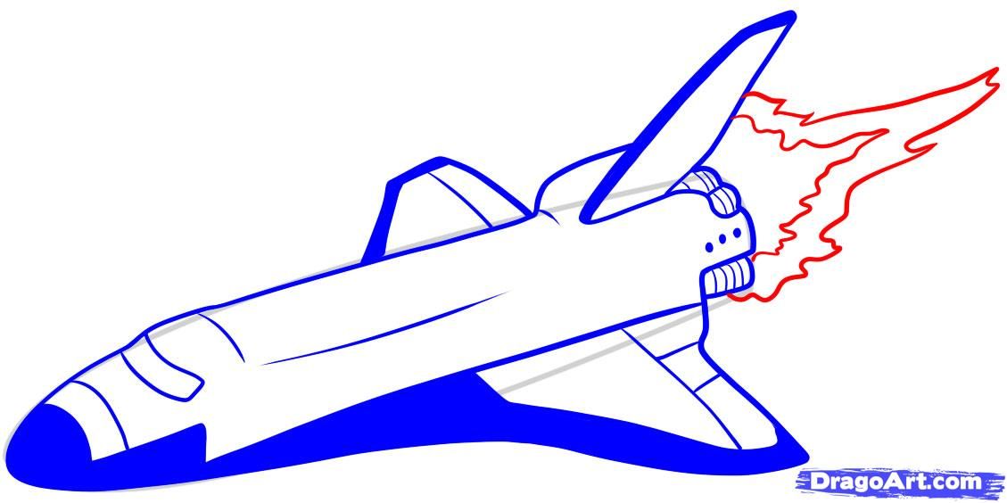 1129x564 Rocket Ship Drawing