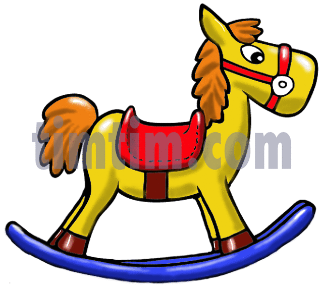 640x573 Free Drawing Of A Rocking Horse From The Category Farm Animals