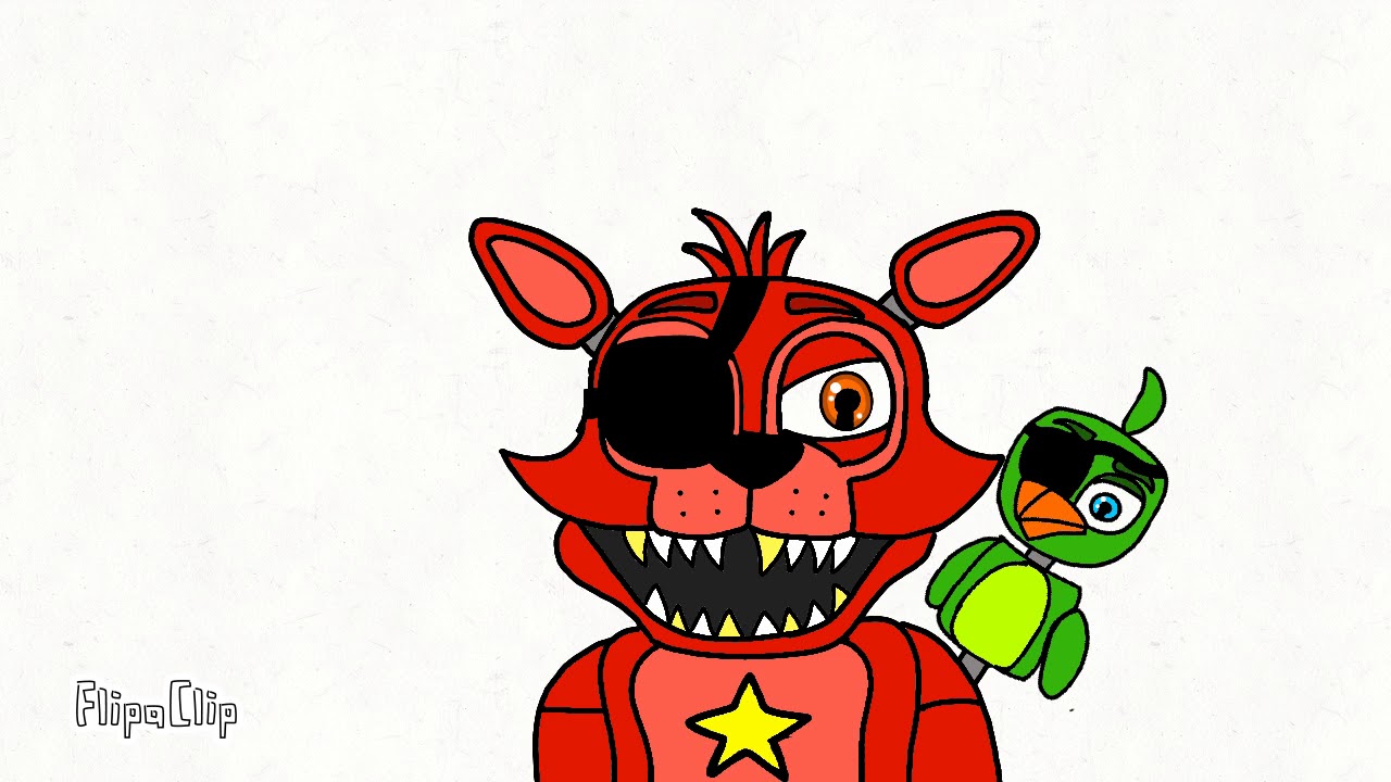 1280x720 Rockstar Foxy Model I Drawed