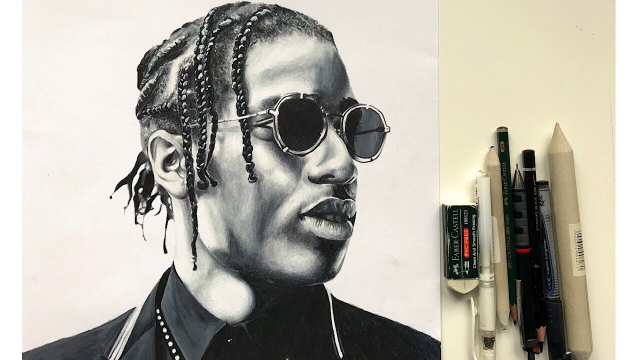 1280x720 Speed Drawing Asap Rocky