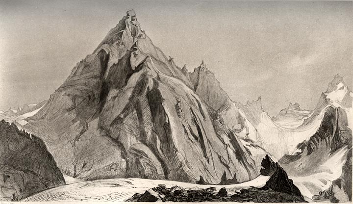 720x416 The Aigiulle Blaitiere. 1856 By John Ruskin John Ruskin