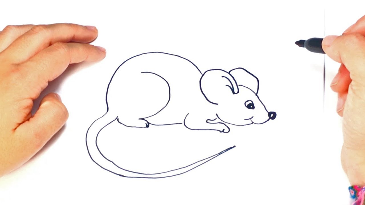 1280x720 How To Draw A Little Mouse Little Mouse Easy Draw Tutorial