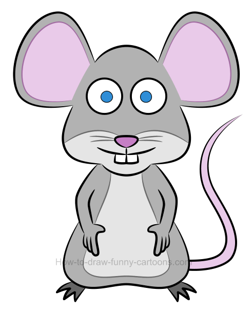 491x610 To Draw An Illustration Of A Mouse