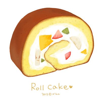 400x400 Sugar Roll Comida Ilustrada Sugaring, Food