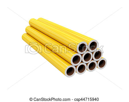 450x357 Roll Pvc Film, Isolated On White Background, 3d Rendering