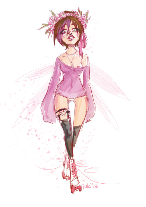 500x709 Roller Skate Fairy