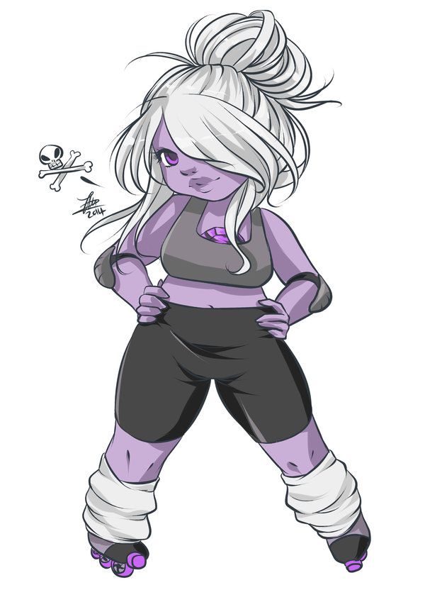 600x849 Steven Universe Rollerblade Amethyst By Chiichanny Steven