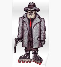 210x230 Rollerblades Drawing Posters Redbubble