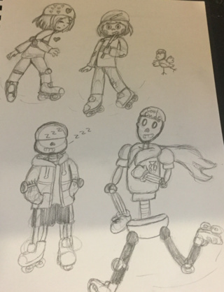 320x418 Rollerblades Drawings On Paigeeworld. Pictures Of Rollerblades