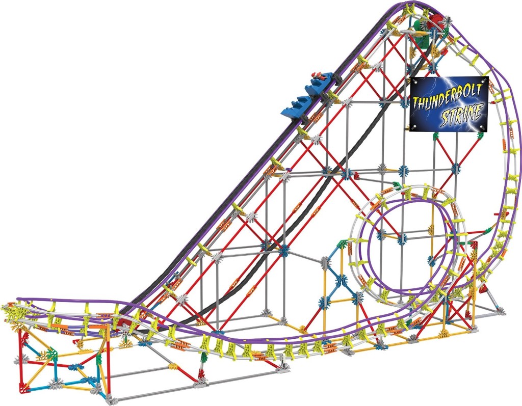 1024x797 K'Nex Roller Coaster With Loop
