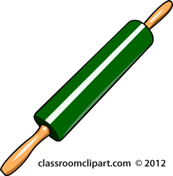 343x350 Kitchen Clipart Rolling Pin 0140