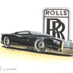 250x250 Rolls Royce Drawing, Pencil, Sketch, Colorful, Realistic Art