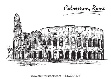 450x320 Roman Architecture Drawing