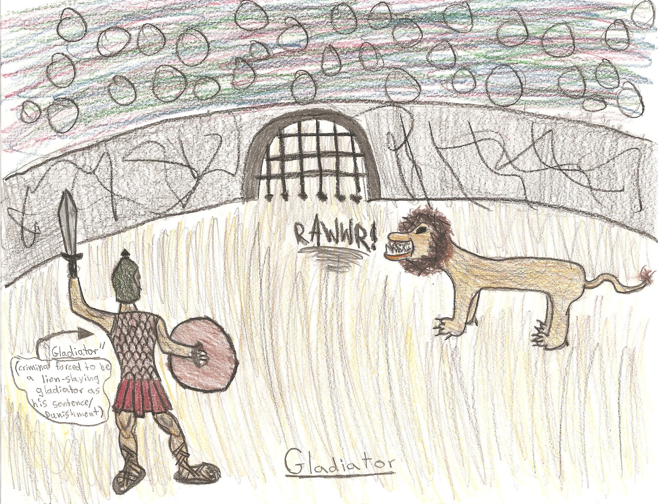 2194x1682 Ancient Rome Drawings The Kneighborhood Of Knowledge