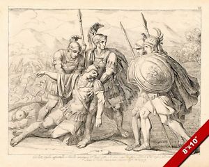 300x240 Fallen Soldier Of The Roman Legion Drawing Painting Art Real