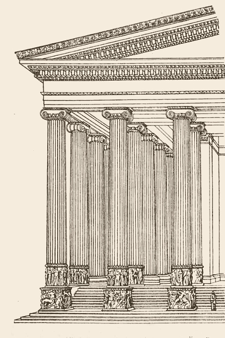 453x679 Details Of Temple Of Artemis With Ionic Columns That Were 60 Feet
