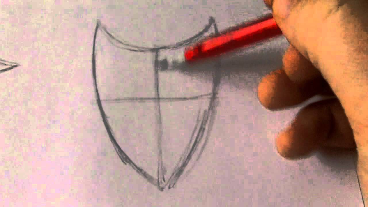 1280x720 How To Draw Shield Ideas