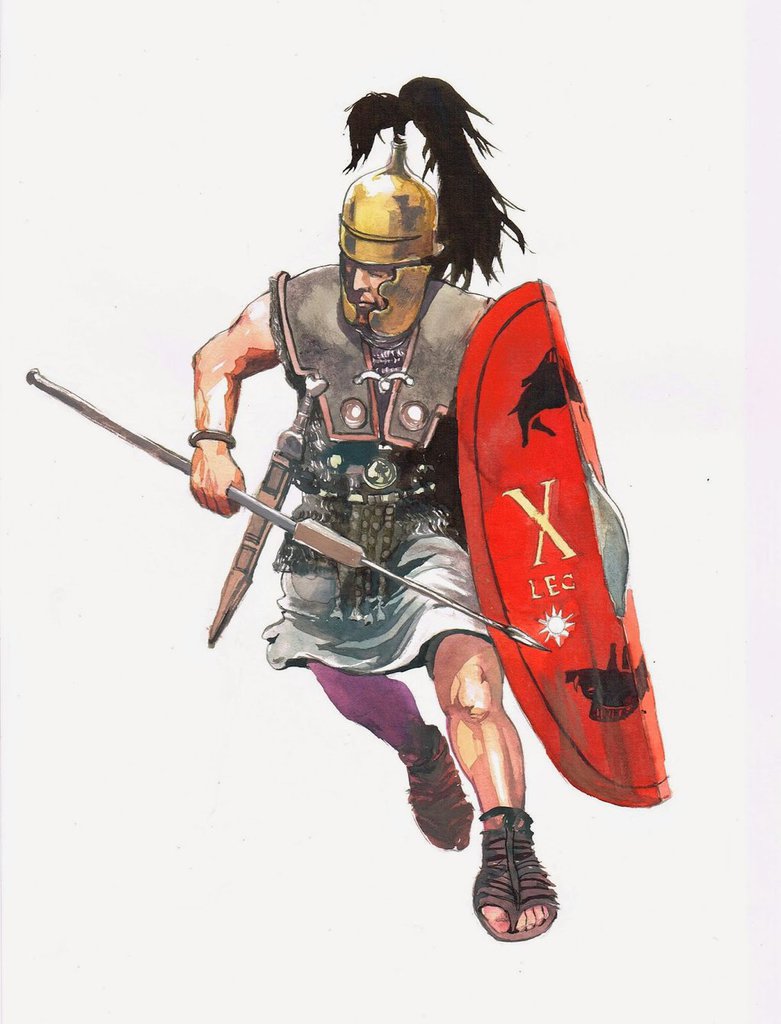 781x1024 Roman Legionary Legio X Triarii By Pegasusandco