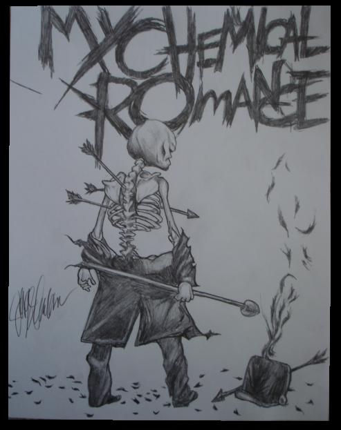 493x623 My Chemical Romance Drawing By Darkroomanimations