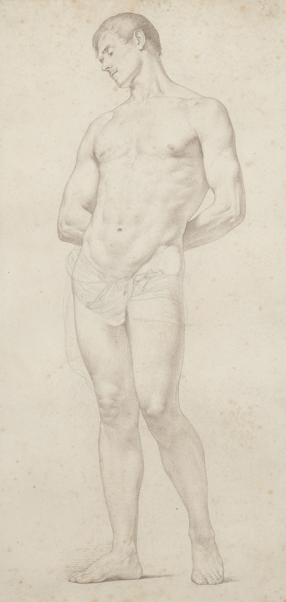990x2080 Leopold Kupelwieser Aktstudie Albertina, Wien
