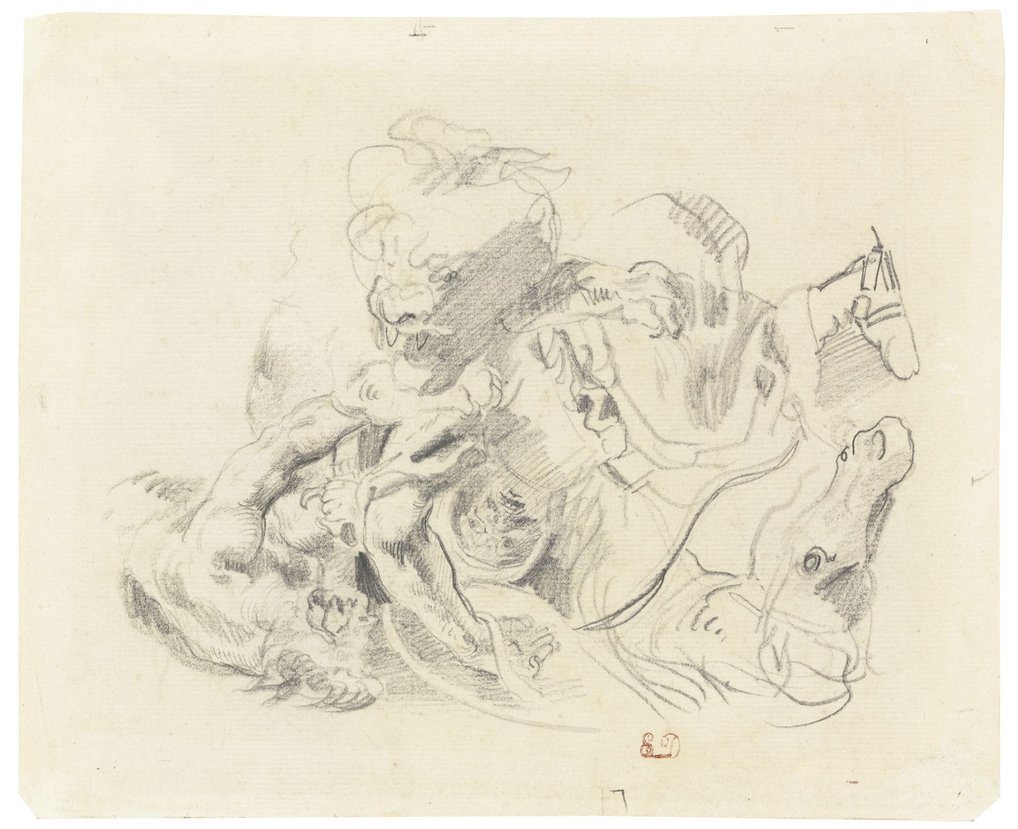 2000x1628 Eugene Delacroix Drawings