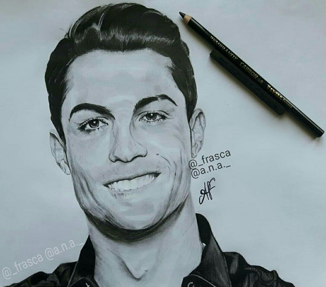 1080x951 Nice Drawing Of Cristiano Ronaldo Goodnight Photos