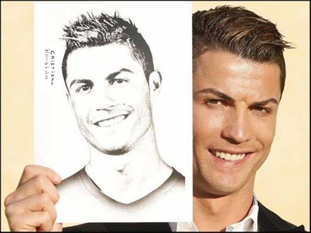 1029x773 Speed Drawing Cristiano Ronaldo