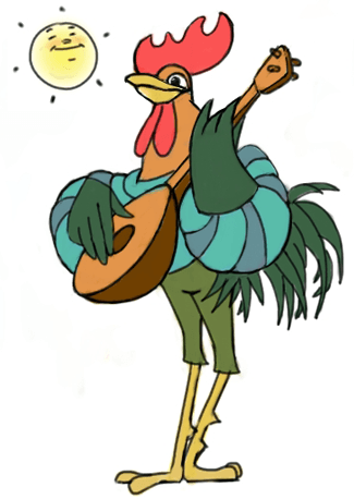 325x458 How To Draw Cartoon Roosters With Easy Step By Step Drawing Lesson