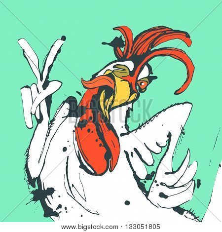 450x470 Vector Illustration Funny Hand Vector Amp Photo Bigstock