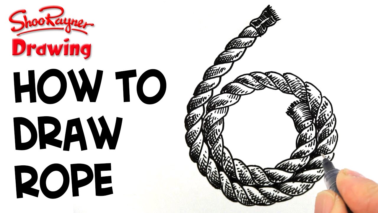 1280x720 How To Draw Coiled Rope