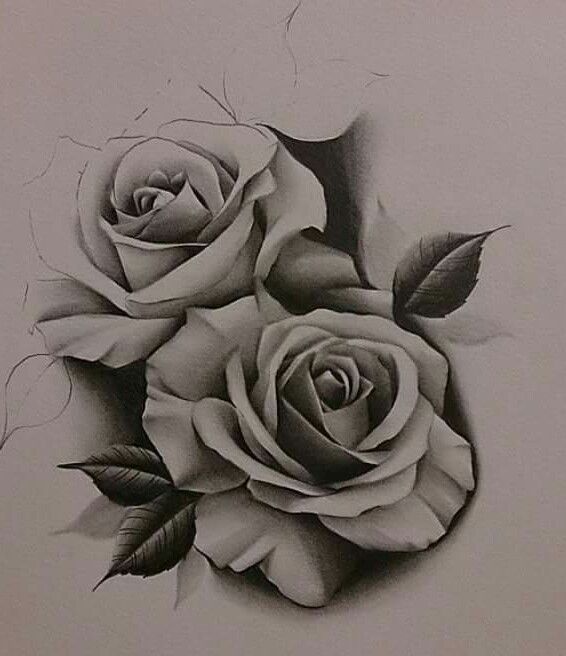 566x656 Flores Tattoo Badass Tattoos In Rose Drawing