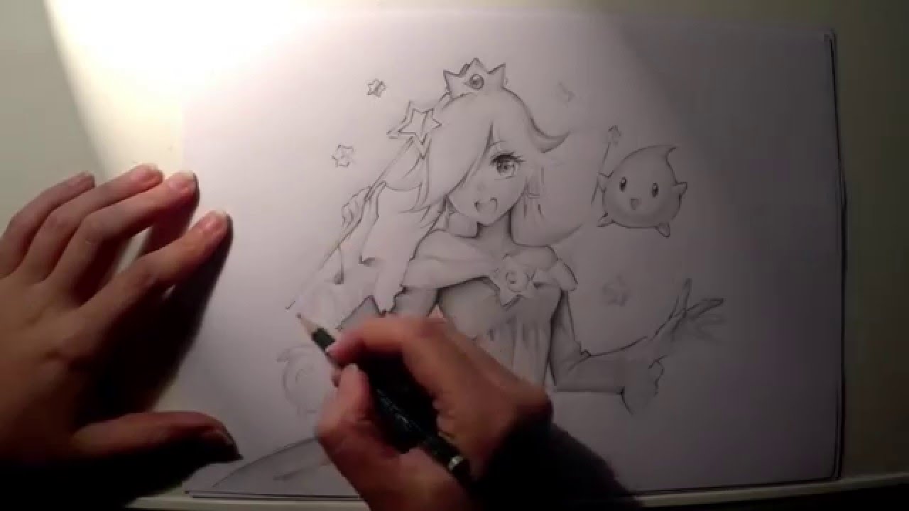 1280x720 Rosalina Speed Drawing
