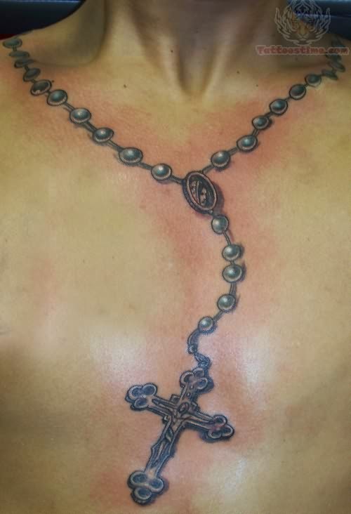 Rosary Tattoo Drawing at GetDrawings | Free download