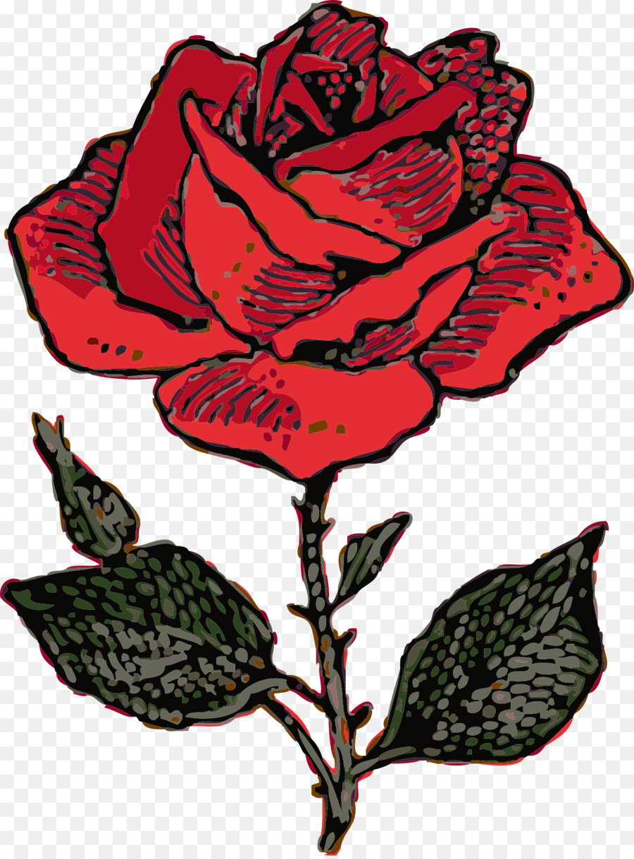 900x1220 Rose Drawing Clip Art