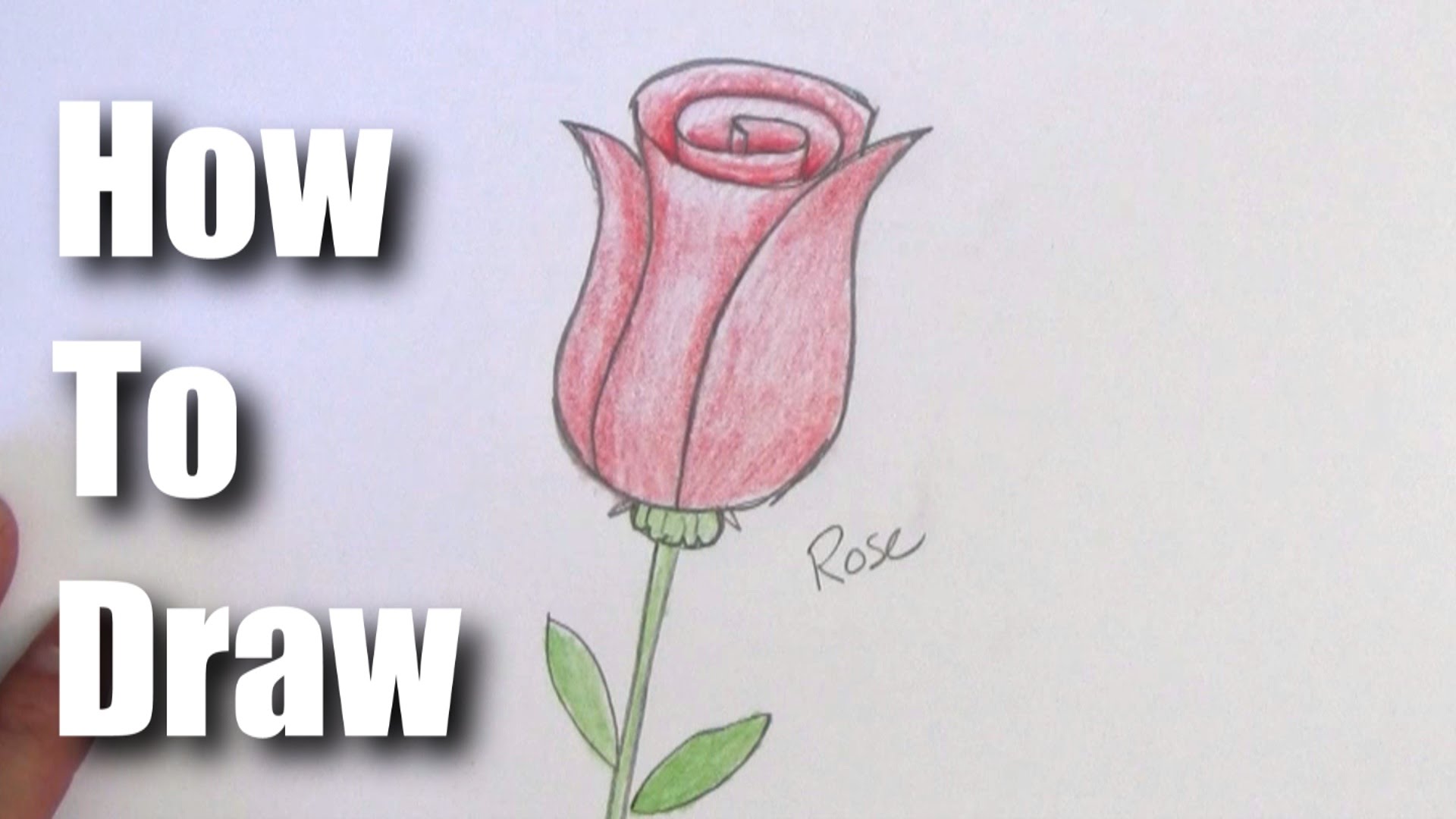 1920x1080 How To Draw A Rose