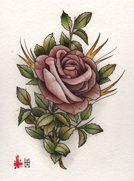 448x604 Chinese Rose Drawing Tattoo Best Tattoo Ideas Gallery