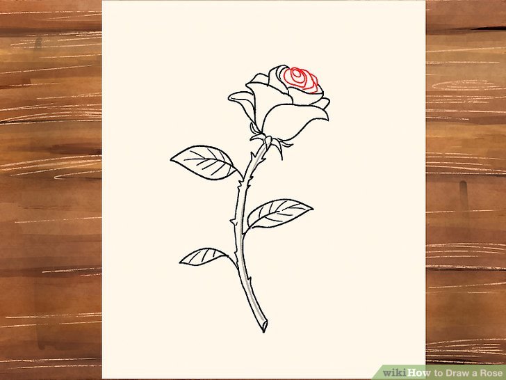 728x546 3 Ways To Draw A Rose