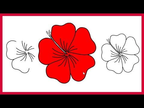 480x360 How To Draw A Rose Easy For Kids And Beginners