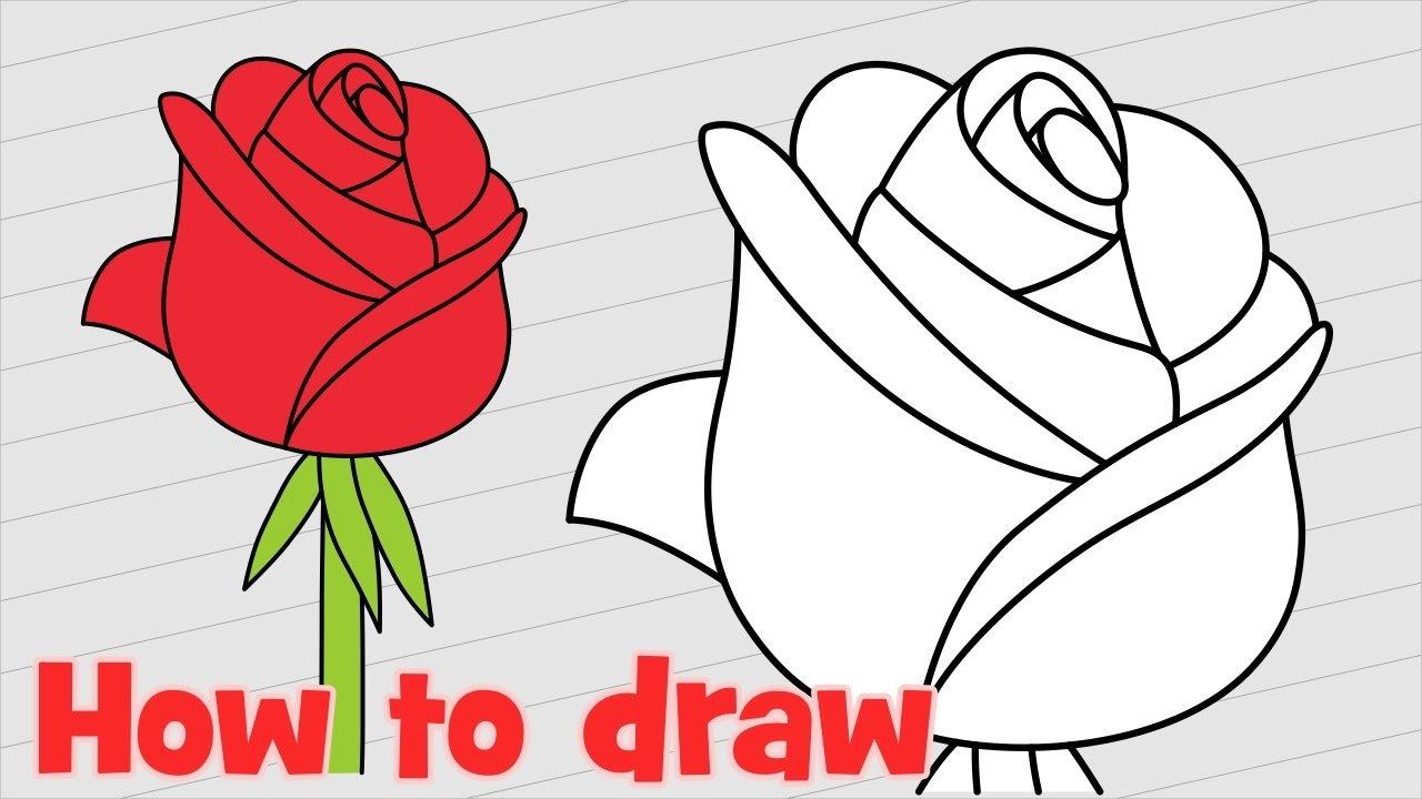 1280x720 How To Draw Flowers Step By Step For Kids