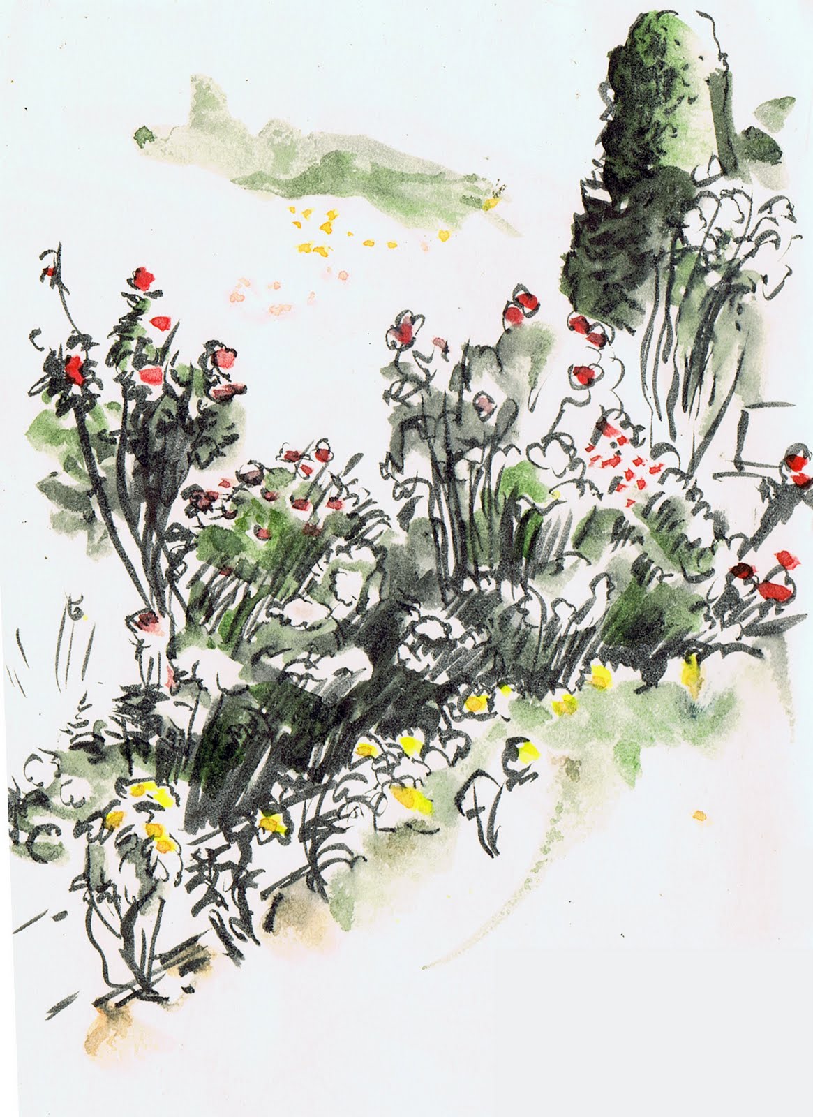 1165x1600 Urban Sketchers Portland Rose Garden Playing Amp Flailing